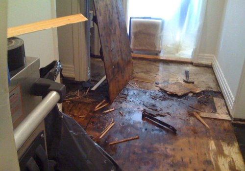 How do you repair a house after flooding?